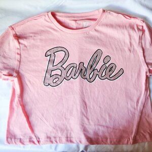 🩷 New Barbie Logo Rhinestone Shirt